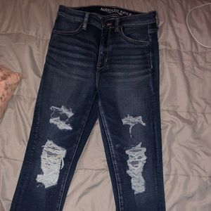 American Eagle Super Hi-Rise jeggings